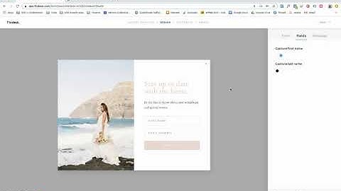 How to Embed a Flodesk Pop Up Form in Showit
