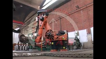 Handling boilers with KUKA robot - RAS-Skordos