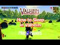 How to Sleep in Valheim (Easy Guide)