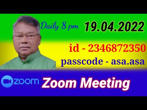 Salkhan Murmu Zoom Metting Today - 19.04.2022