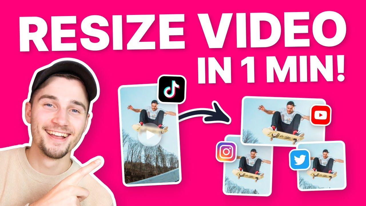 How to Resize a Video in 1 Minute! ⏱ - YouTube