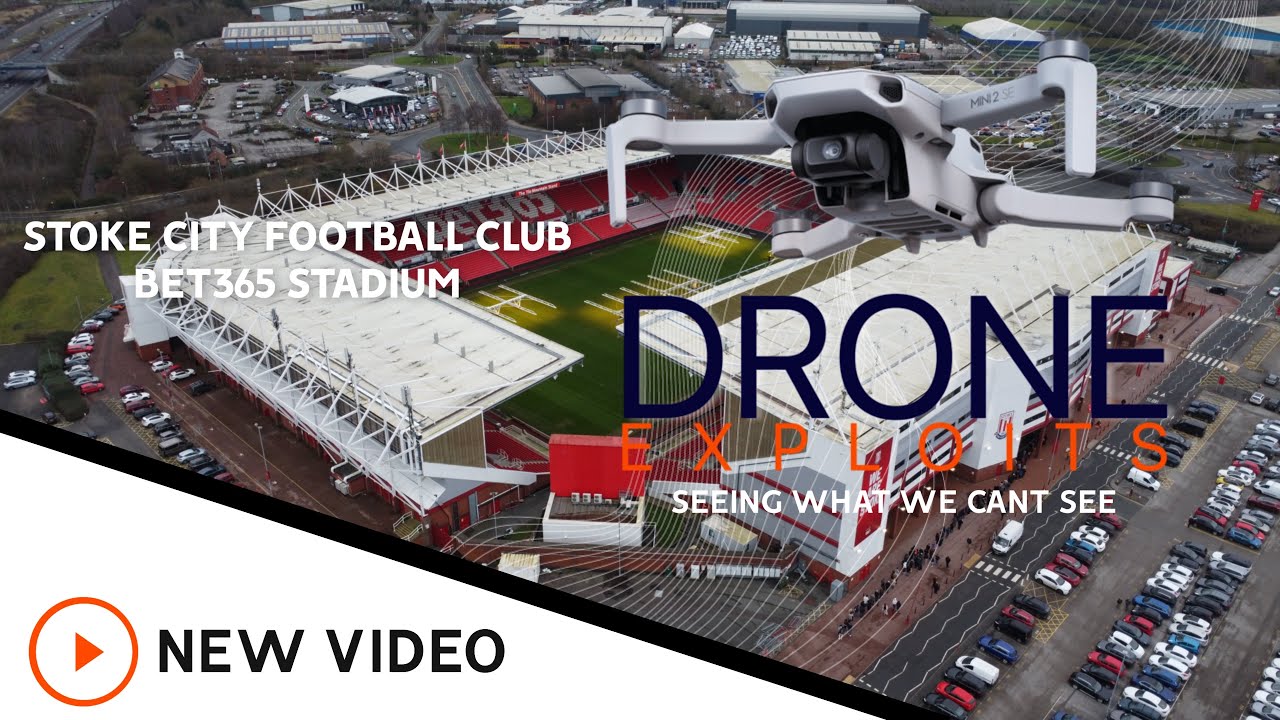 STOKE CITY FOOTBALL CLUB BET 365 STADIUM DRONE FLYOVER