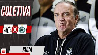 COLETIVA DE CUCA AO VIVO: TÉCNICO FALA APÓS DERROTA DO SANTOS PARA O CORITIBA | ESPN
