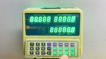 HOW CALIBEATE 30Kg Digital Weight Scale | Alpha ACS-C-000 30Kg