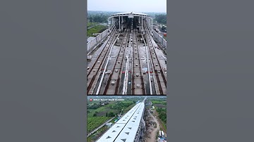 Surat bullet train station progress video september 2025 | Bullet Train