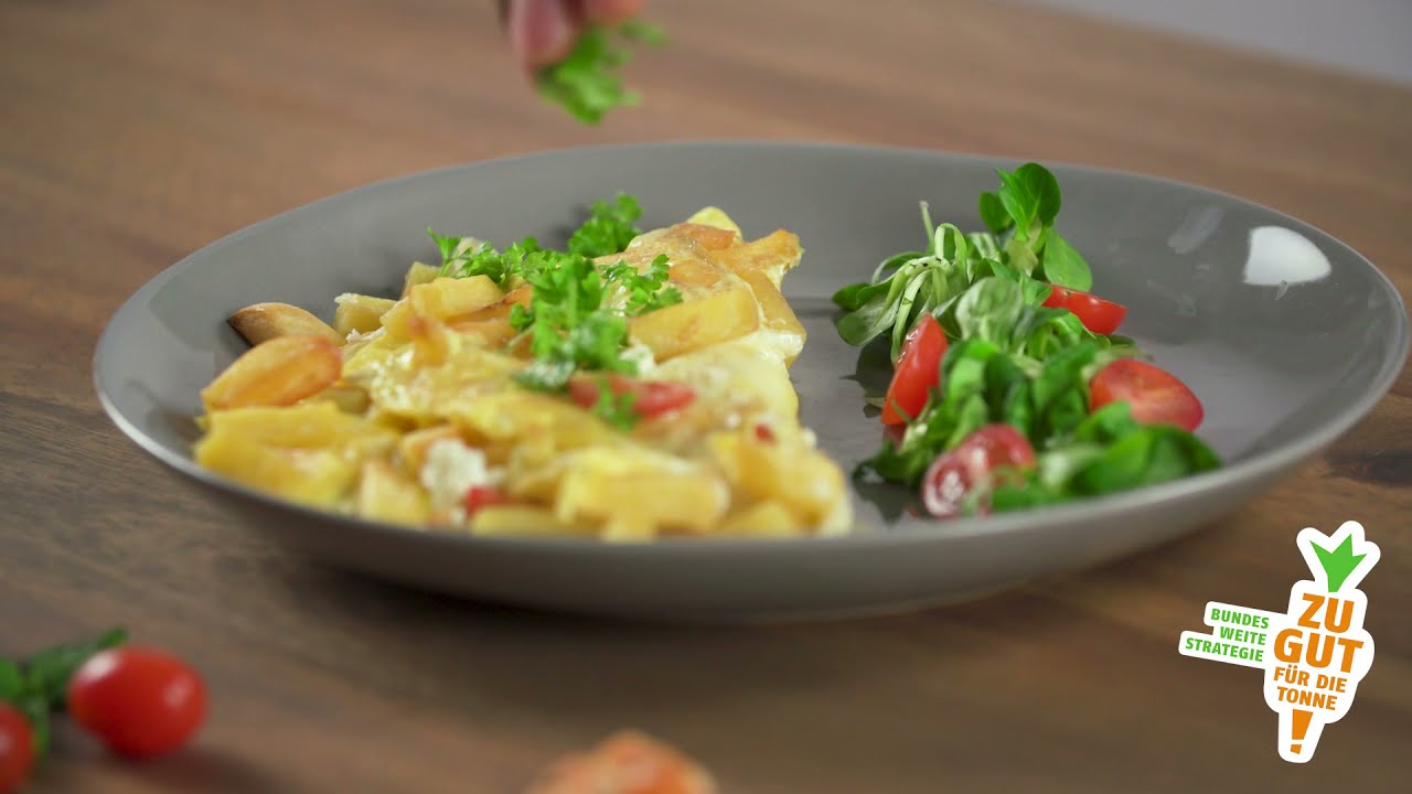 Reste-Rezepte – Pizza und Pommes 