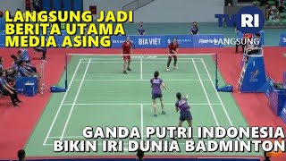 🔴BIKIN REKOR DI SEA GAMES 2022 !! Ganda Putri Indonesia Langsung Jadi Berita Utama Media Asing