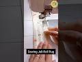 Sewing Ideas: Jell-Roll Rug for Scrap Fabrics #diy #sewing #sewingprojects