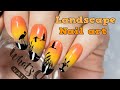 Landscape Nail Art/ Пейзаж на ногтях