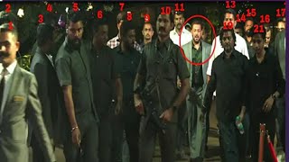 Salman Khan Grand Entry In Tight Security With More Then 30 Speacial Security Guards