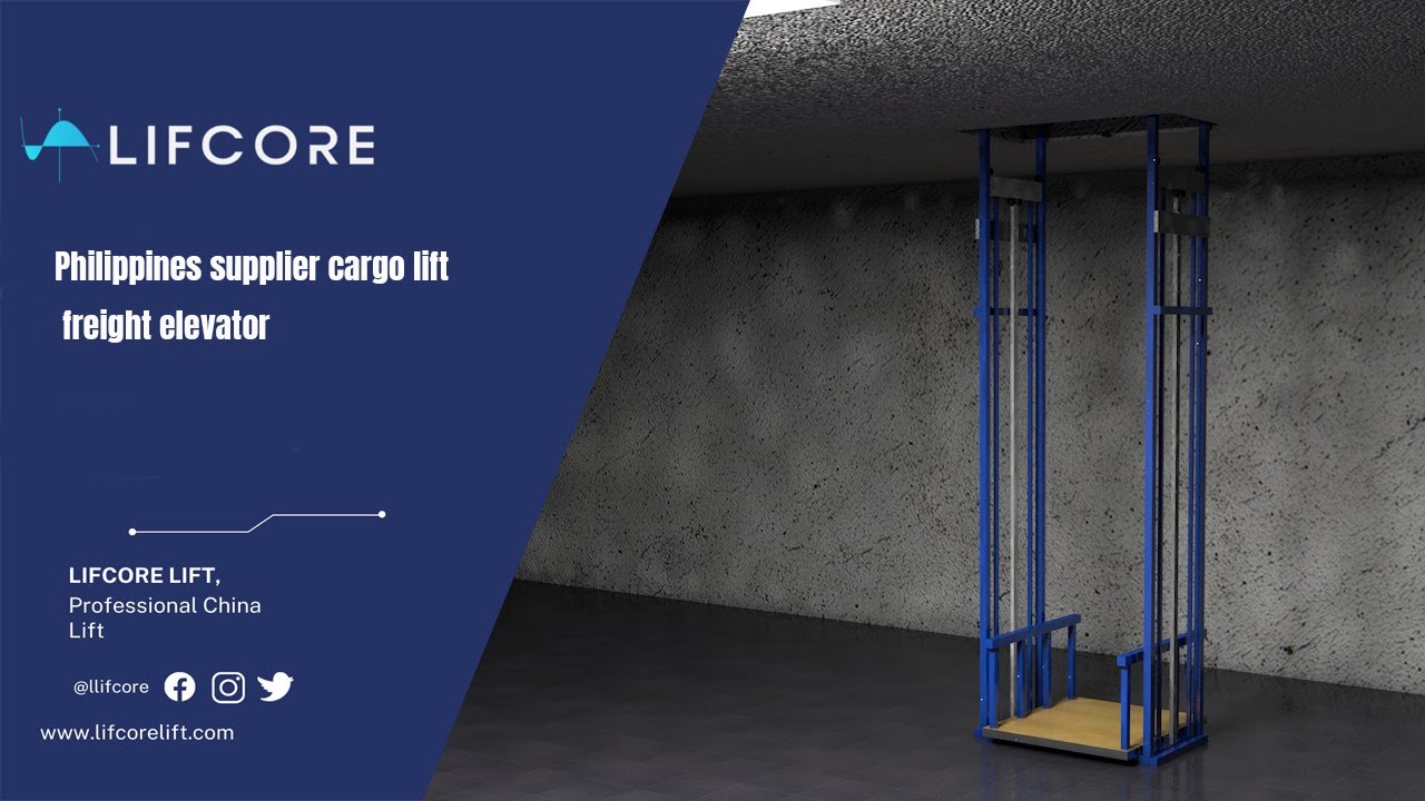 Philippines supplier cargo lift freight elevator YouTube