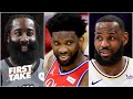 Stephen A. and Max debate the NBA MVP race: James Harden, Joel Embiid and LeBron | First Take