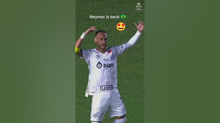 Reestréia de Neymar pelo Santos 🇧🇷 #neymar #neymarjr #neyday #neymarskills #futebol