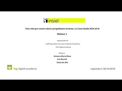 Webinar 3 – “Le Linee Guida AUA 2018”, a cura di Arianna Risso, Paolo de Alti, Eva Benetti.