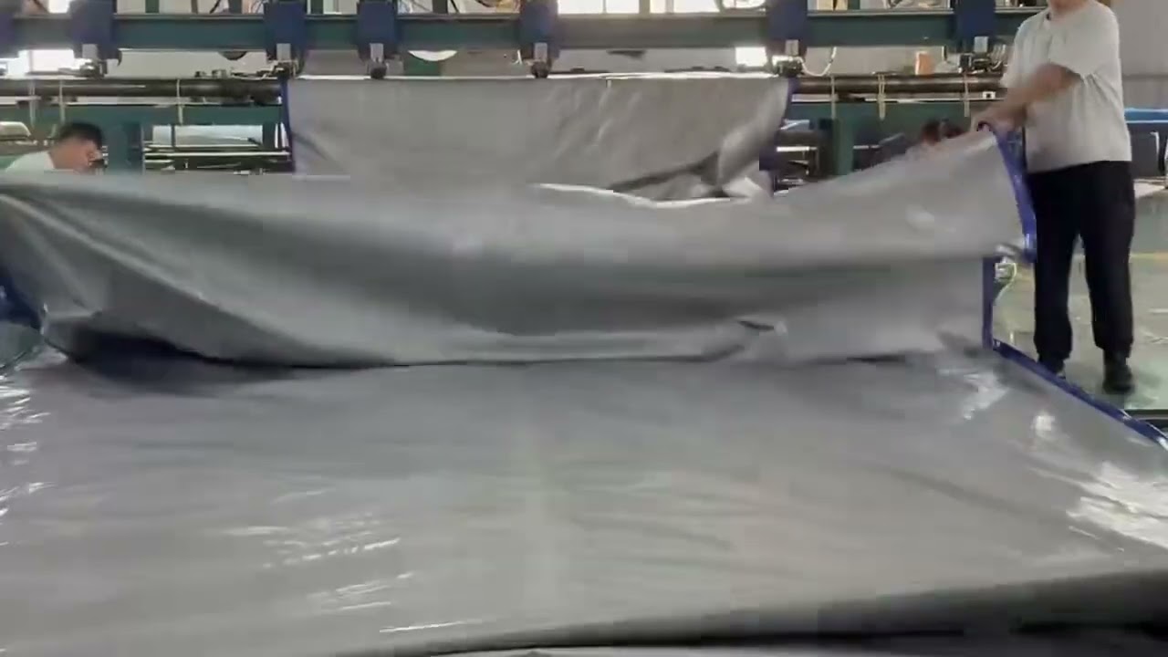 130gsm Blue & Silver Tarpaulin Roll - Heavy-Duty Protection for Industrial Use