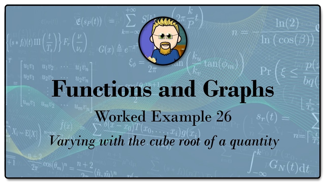 Functions and Graphs Eg 26 - YouTube