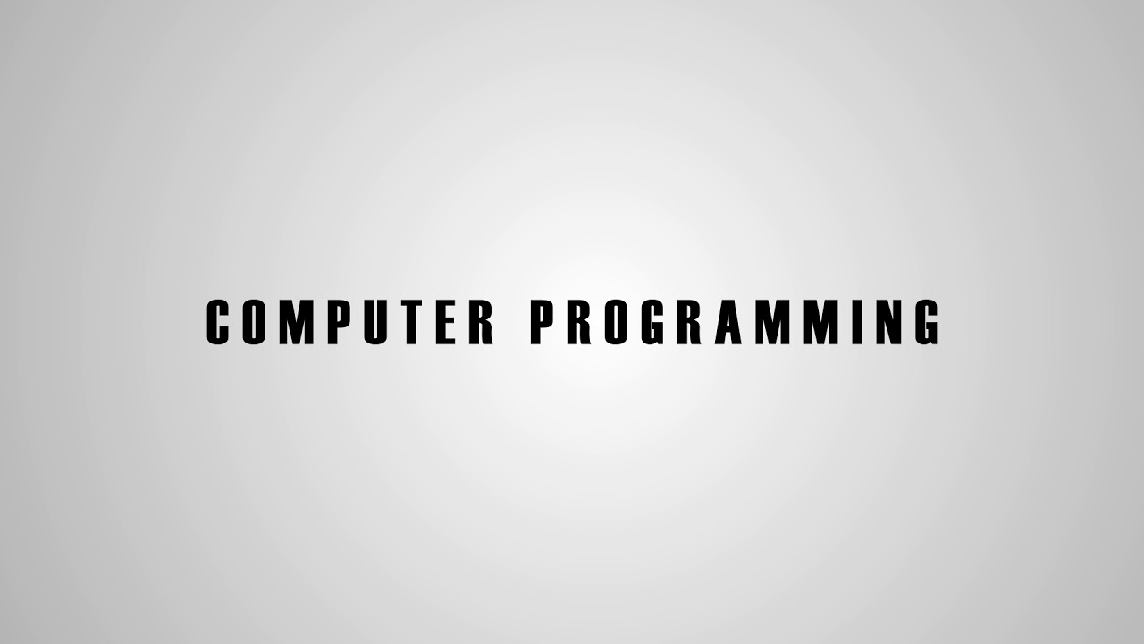What is computer programming, its importance and its significant ...