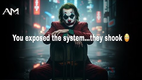 O Sh*t 😳🔥 YOU SHUT DOWN THE BS THAT HURT MILLIONS — EVEN ELITES SHOOK 💀❤️ | JOKER SPEECH