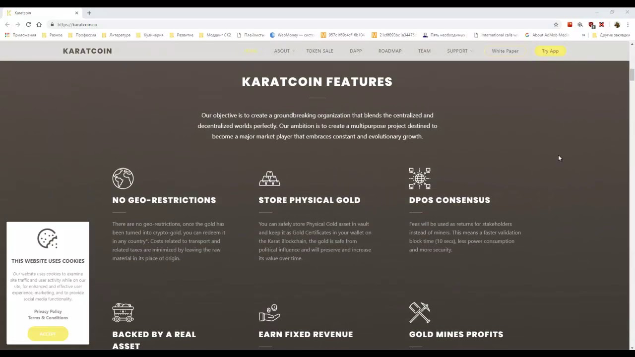Karatcoin - обзор платформы