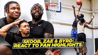 Uncle Skoob, Zae & Byrd React To Our Discord Members Basketball Highlights | Vol 1
