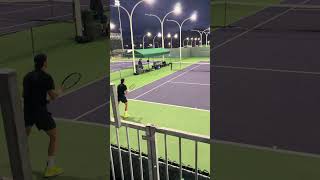 Jack Draper practicing court level pt. 1 #indianwells #atp #tennis #palmsprings