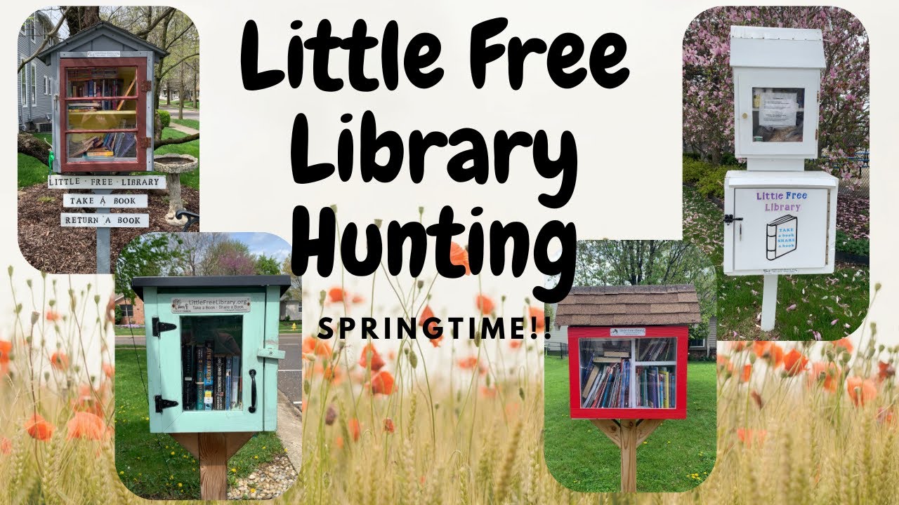 🌸 🌸Little Free Library Hunting Springtime 🌸 🌸