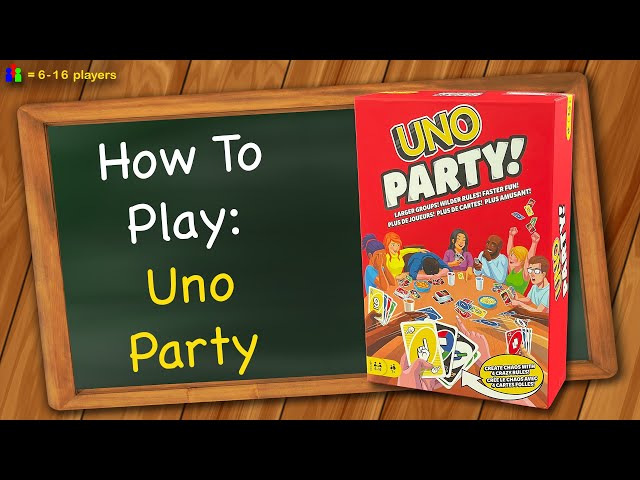 UNO Party Card Game