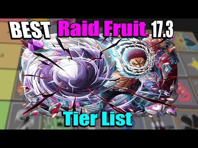 TIER LIST DE MELHOR FRUTAS PRA USAR EM RAID E FARMAR PRO UPDATE 15 NO BLOX  FRUITS !!! 