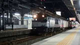 3075レ EF64-1011牽引　名古屋駅通過。