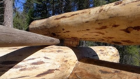 Off Grid Log Cabin Build - Scribe fitting resumes Part 1