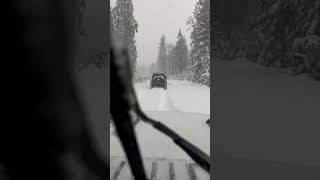 2021 Jeep wrangler eco diesel doing work driving to uncle toms cabin!#snowwheeling donner pass