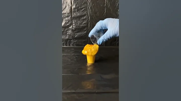 I Made Giant Elephant Toothpaste #youtubeshorts #shorts