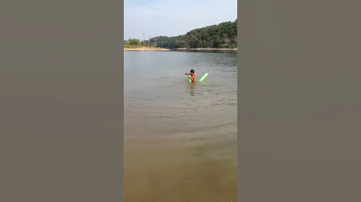 My friends at the lake