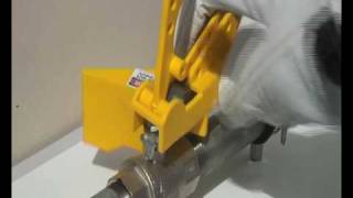 Lockout and Tagout - Valve Lockout Device