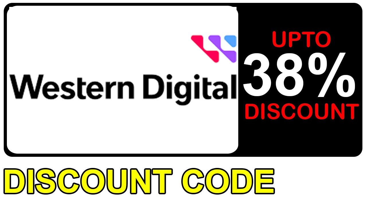 Western Digital Discount Code (2023 2024) YouTube