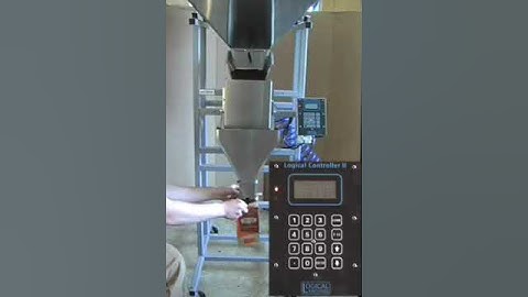 Coffee Filling Machine -- Model S-4 weigh fill system demonstration: 2 oz ground coffee