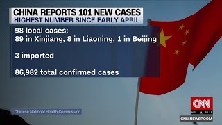 China reports a fresh high of 101 new COVID19 cases, including 89 in Xinjiang screenshot 2