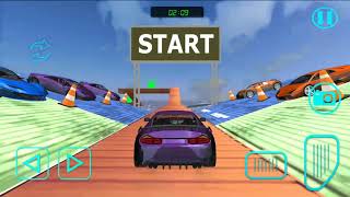 Impossible Car Stunts Racing 2019 : 3D Sky Tracks - Android Gameplay FHD screenshot 5