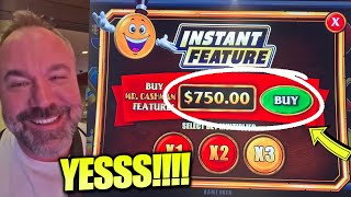 I TESTED THE THEORY!!! $750 BONUS vs. MAX BET!! OH, BOY..... IT'S A BIG ONE! #casino screenshot 5