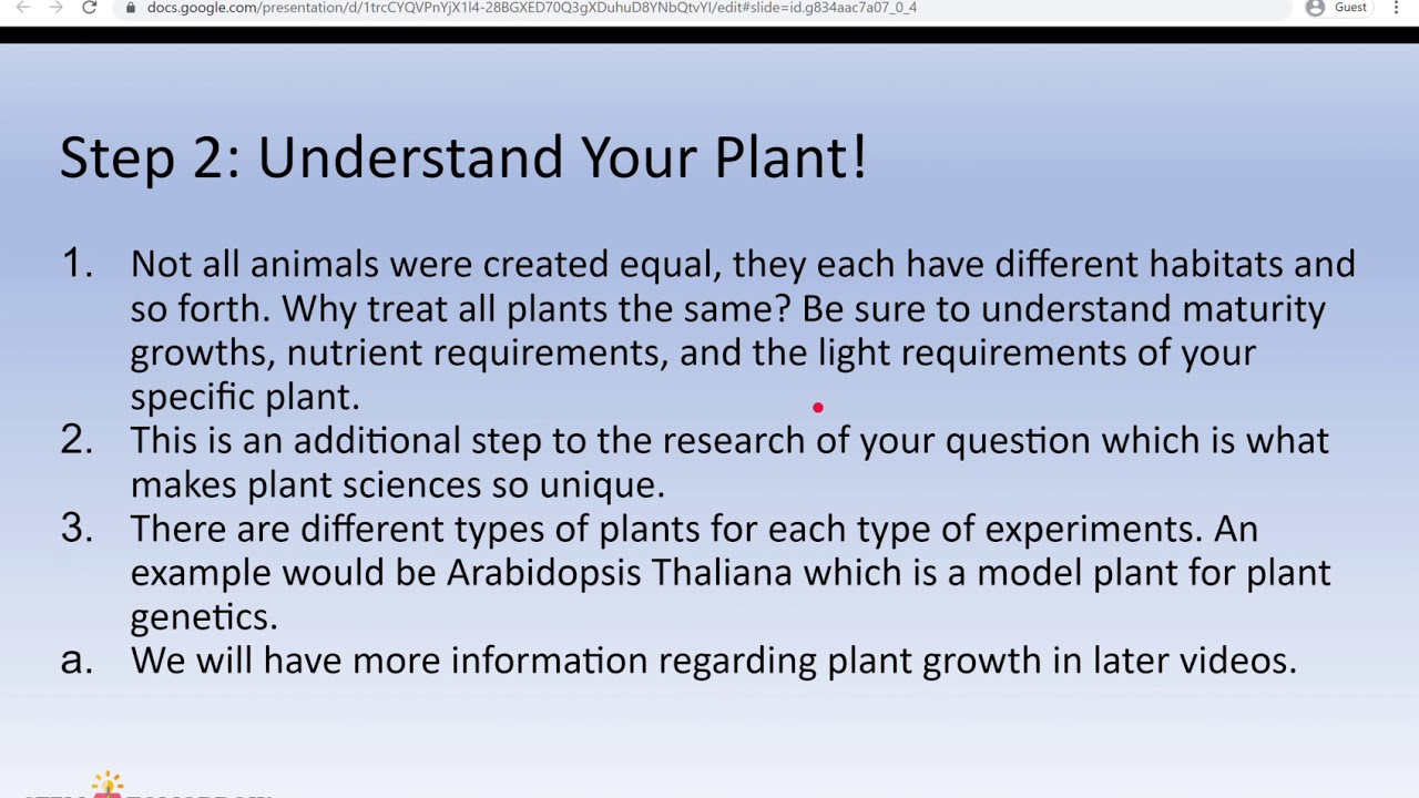 quantitative research topics about plants