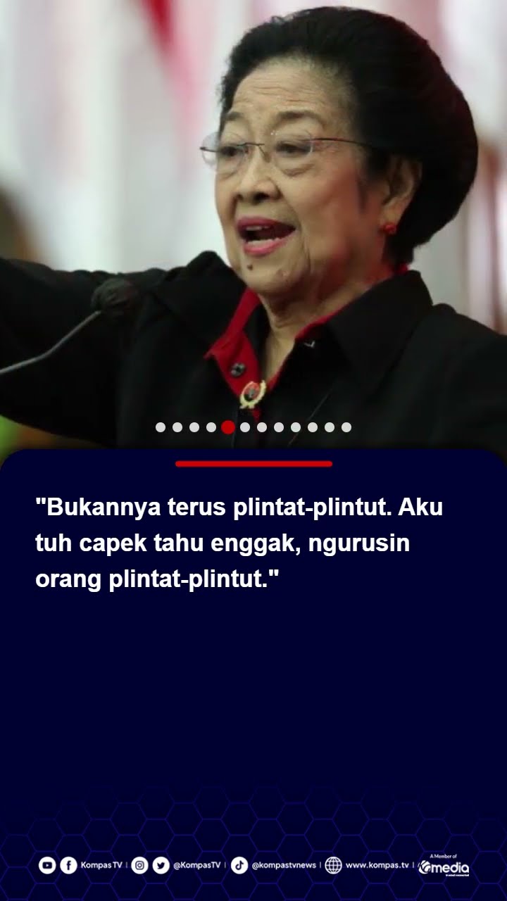 Megawati Minta Kader yang Tak Cocok dengan PDI-P Keluar: Cari Partai Lain #pdiperjuangan #megawati