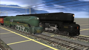 Trainz Race: SAR 520 ARHS VS PRR T1 1945 (Trainz #64)