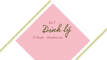 Bàu 7: Định lý - Toán lớp 7 [ONLINE MATH - OLM.VN]