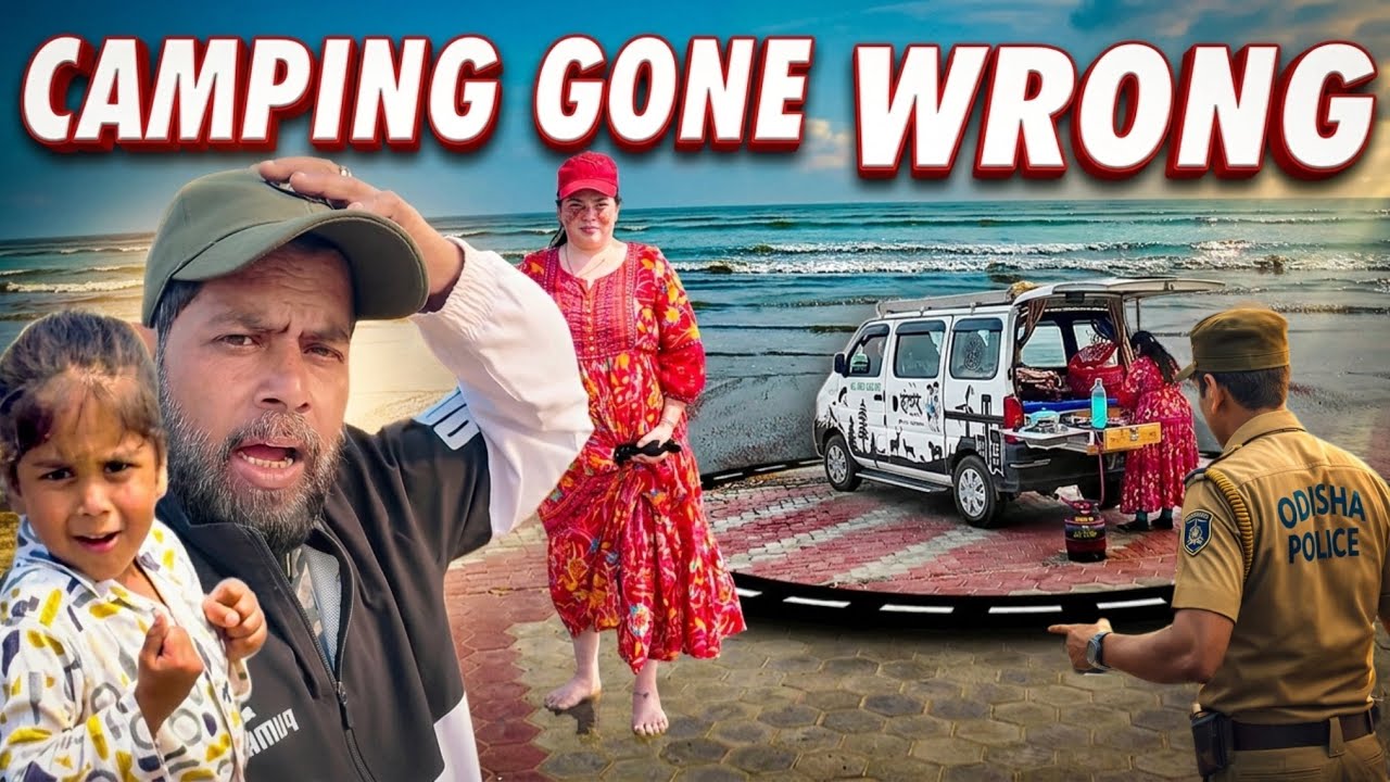 कैंपिंग छोड़कर भागना पड़ा बीच से 😰 Don't make that mistake🚫Family vanlife in India🚐