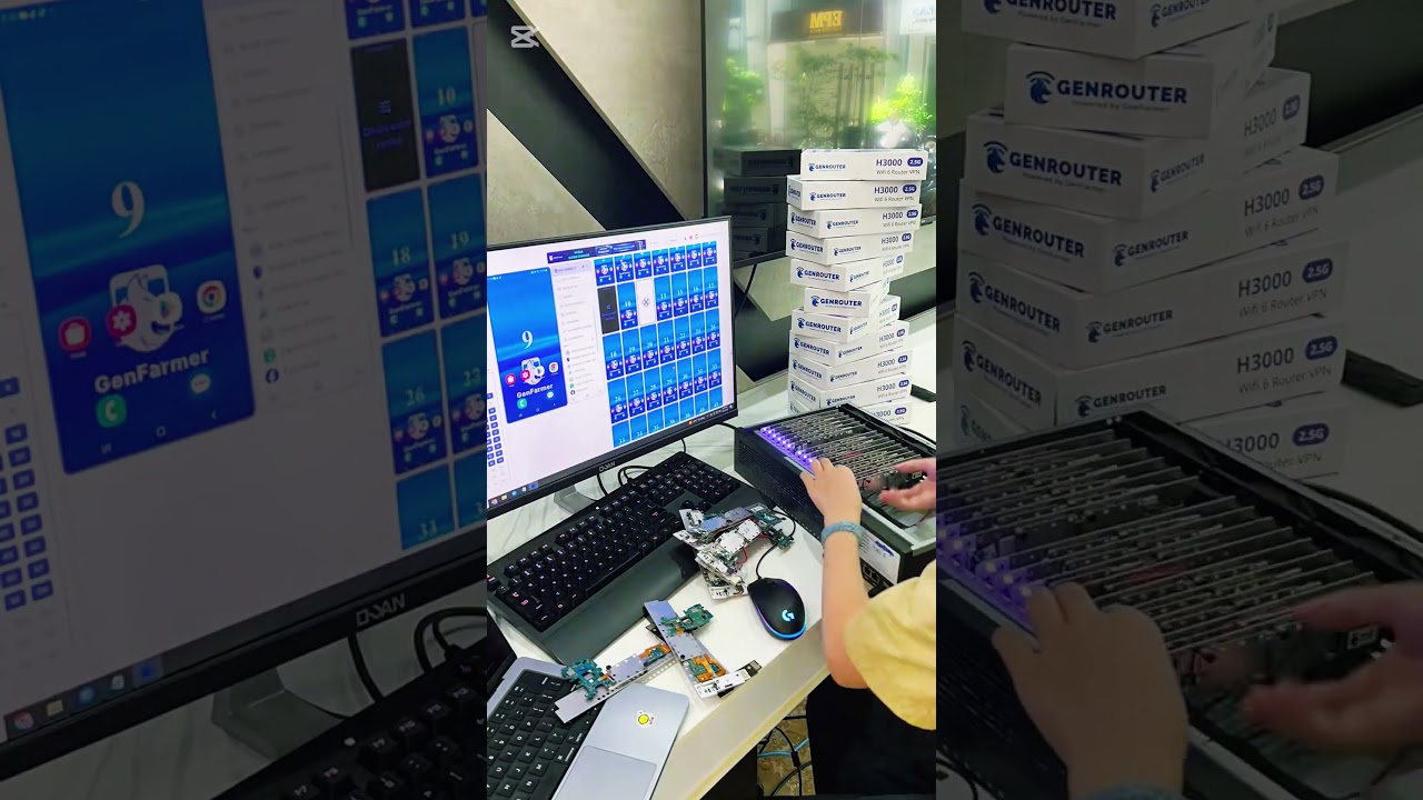 Box Phone Farm Installation 