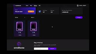 Omnihorse How To Stake and Unstake screenshot 3