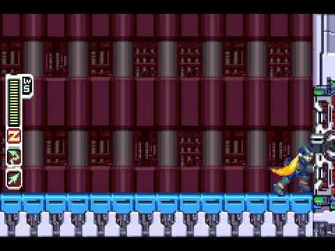 Megaman Zero 2 100pt hard mode part 9 - Shuttle Factory - YouTube Gam Wheeze