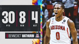 Bennedict Mathurin comes up clutch with 30 points in Arizona's OT win
