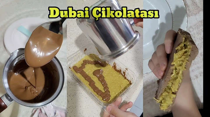 Meşhur Dubai çikolatası yaptık | Dubai çikolatası tarifi