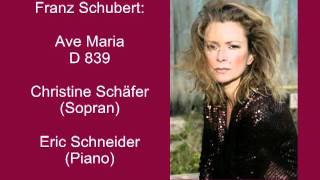 Schubert: Ellens Gesang III, Ave Maria D 839 - Christine Schäfer